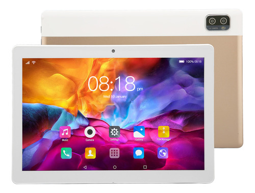 Tableta De 10.1 Pulgadas Para Android 12 Gold, 5g, Llamadas