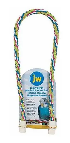 Percha Flexible Multi-color Para Aves Pequeñas Jw Pet