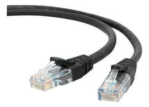 Cable Patchcord 2 Mts Categoria 6 Negro