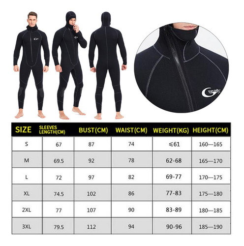 5mm Neoprene Wetsuits Diving Wetsuits