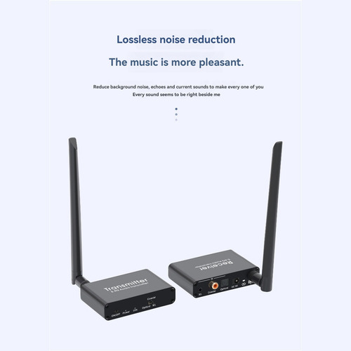 Señal Coaxial De Fibra Óptica 5.8g, Transmisión De Audio De