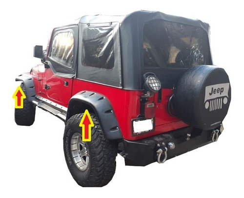 Imagen 2 de 4 de Jeep Cj 5 Cj 6 Cj7 Willys Ampliaciones Wrangler Burbujas
