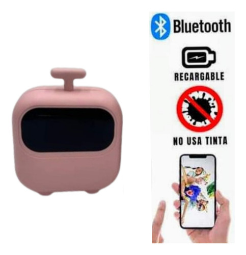 Mini Impresora Portátil Térmica Recargable Bluetooth Kawaii