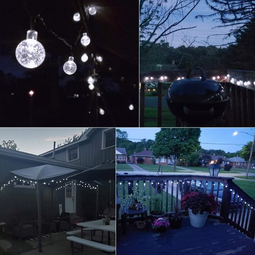 String Lights 100 Focos De Exterior Vintage Impermeables