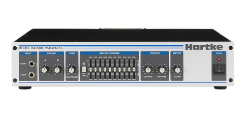 Hartke Ha2500 Cabezal Amplificador Pre Valvular Para Bajo