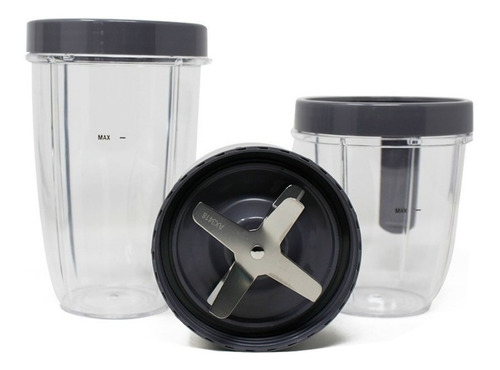Imagen 2 de 2 de Licuadora portátil NutriBullet 600-series 600W 8 Accesorios 24 fl oz roja con vaso de tritan 120V
