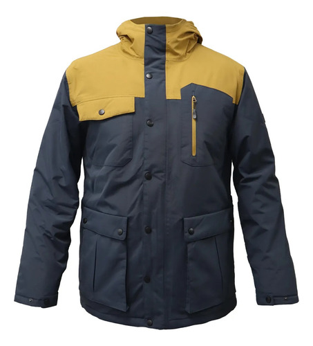 Parka Hw Kodiak Azul Mostaza Hombre