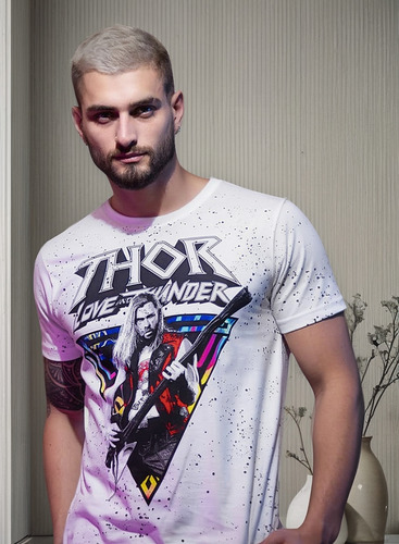 Playera Mascara De Latex Rockstar Mlmv Hombre