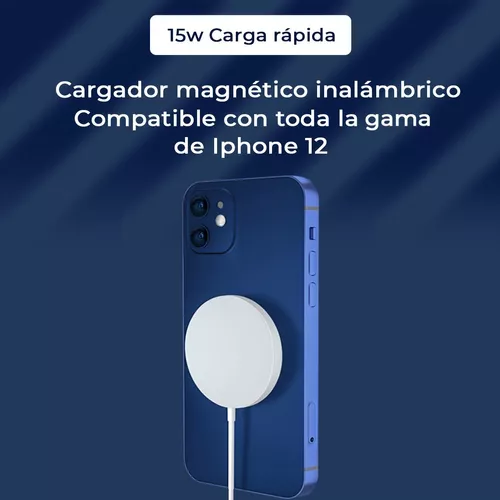 Cargador Inalámbrico - Compatible iPhone - 15w Carga Rápida