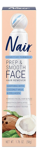 Nair Prep & Smooth Face, Depilación Facial Exfoliante Para M