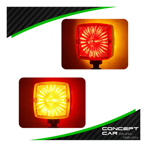 Plafon Direccional 48 Led Bicolor Kenworth Chico Rayado F1
