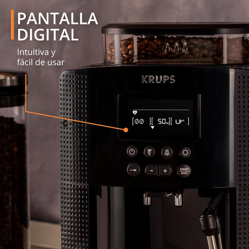 Cafetera Súper Automática Krups Essential (oferta Julio 25) Negro