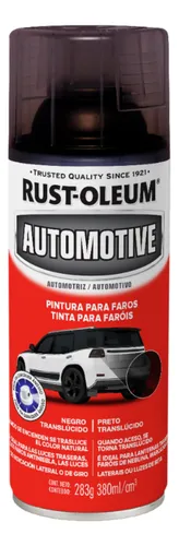Pintura Aerosol Rust-oleum Faros Translucidos Negro