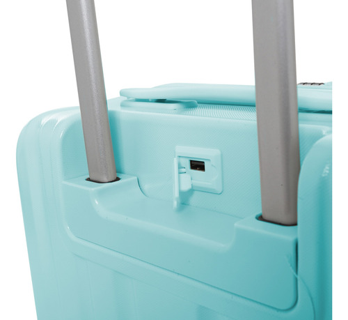 Maleta Chica Travel Mano Abs Tsa 4 Ruedas Resistente Avion Menta Fashion