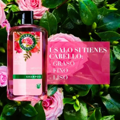 Shampoo Herbal Essences Smooth Rose Hips 865ml