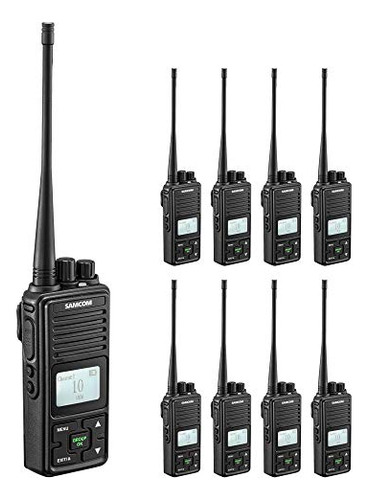 Samcom Fpcn Walkie Talkie Canal Uhf Mhz Radio Boton Grupo 7n