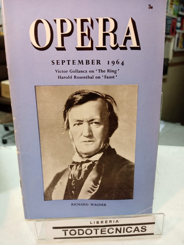 Opera - September 19    The Rig ; Faust  -  En Ingles   -isa