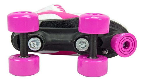 Imagem 5 de 6 de Patins 4 Rodas Quad Branco Sou Luna Menina Com Kit Proteção