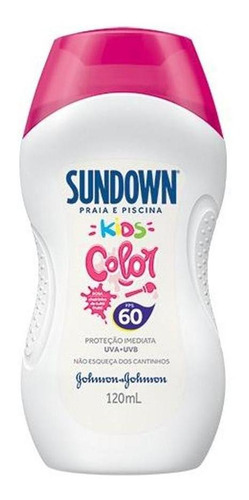 Protetor solar  Sundown  Kids Color 60FPS  120mL