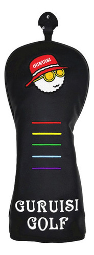 Club Headcover Ligero Duradero Golf Head Multi Calle Negro