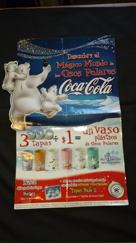 Poster O Afiche De Coca Cola, Oso Polar, Buen Estado