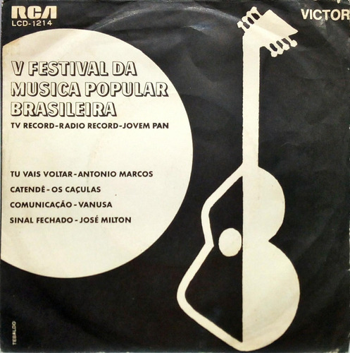 V Festival Da Musica Popular Brasileira Compacto 1969 Record
