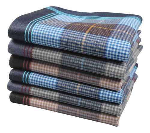 3 X 6pcs Fashion Handkerchief Hankies Wipe The Sweat Towels