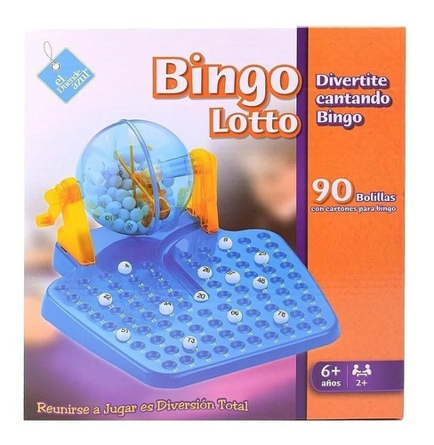 Imagen 1 de 3 de Juego de mesa Bingo Lotto 90 bolillas El Duende Azul 6012