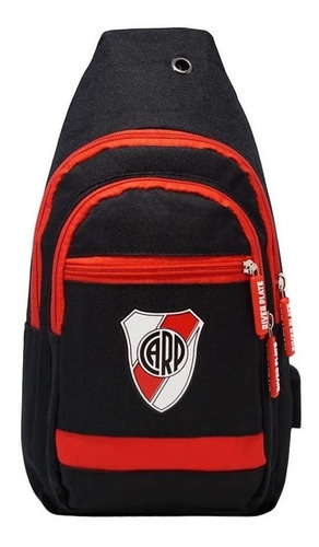 Imagen 2 de 10 de Bolso Cruzado Mochila Deportivo Argentina Boca River Oficial