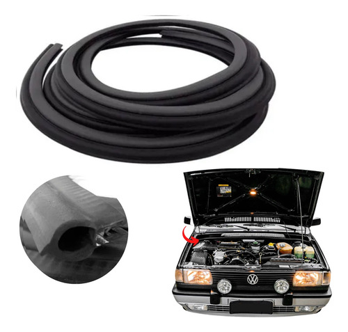 Kit Borracha E Batente Capo Gol Quadrado G1 Centerflex