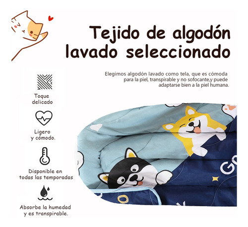 Manta Infantil De Dibujos Animados Colcha Infantil Verano Perros Animal Print
