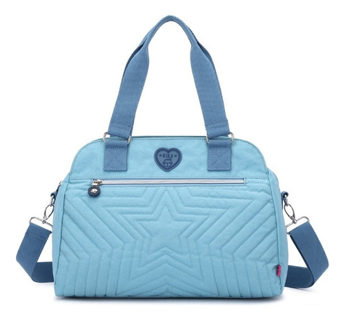 Bolsa Feminina Tactel Kika Hb2c14-2 Cor Azul