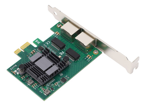 Placa De Rede Pcie Para 82576 2 Portas 10 100 1000 Mbps Rj45