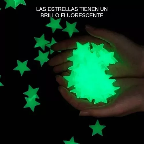 Estrellas De Colores Fluorescentes Para Techo