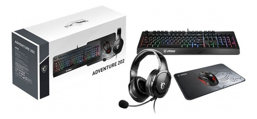 Kit Gamer 4 En 1 Msi Adventure 202 Us Incluye Teclado Gk /vc