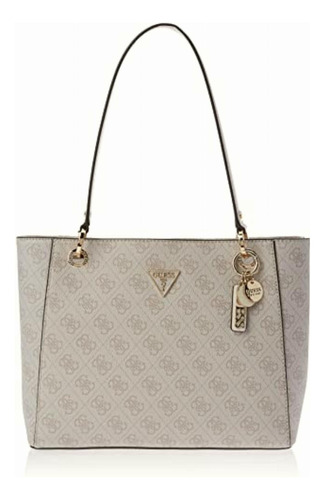 Bolsa Noelle Small Noel Tote En Color Beige Logo Color Logotipo De Dove