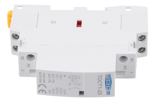 Toct1-25 2p 25a 1no 1nc 220 V/230 V 50/60 Hz Rail Din Hou-fs