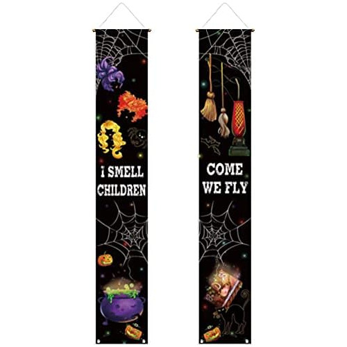 Banners De Halloween Temática De Brujas,  Huele Niños...