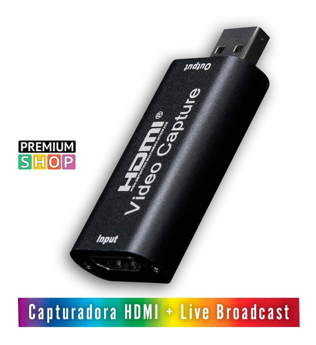 Imagen 3 de 10 de Capturadora De Video Hdmi A Usb 2.0 1080p Full Hd Streaming