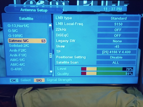 Receptor Satelital Mpeg2 Pansat 2500