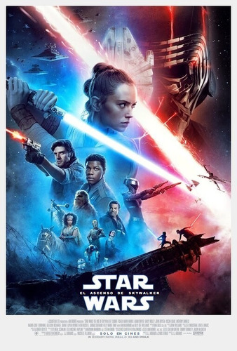 El Ascenso De Skywalker.....poster Original De Cine