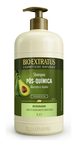  Shampoo Pós-química Bio Extratus - 1l