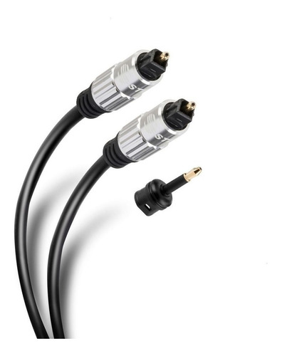 Cable Toslink Fibra Óptica 2m Steren 299-400 Conector 90