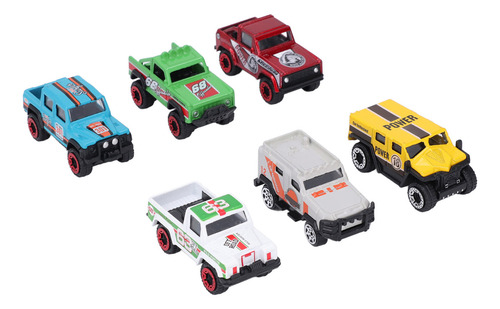 Set Alloy Cars De 6 Unidades, Simulación De Carreras De Alta