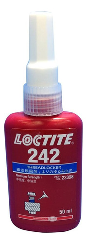 Loctite 242 Threadlocker - Líquido Azul Botella De 1.69 Oz