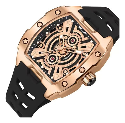Reloj De Cuarzo Megir 8116 Para Hombre, Moderno, Moderno, De