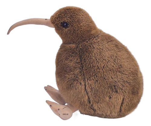 Wj Sroje Muñeco De Peluche De Pájaro Kiwi Simulado, Suave Y