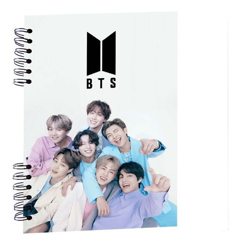 Cuaderno Bts K-pop Army Pasta Dura Nuevos Diseños