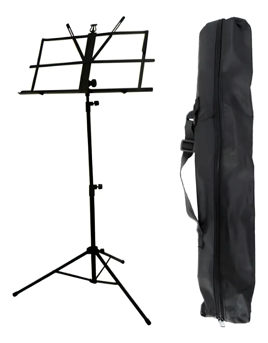 Estante Partitura Suporte Para Música Hinário Reforçada Bag