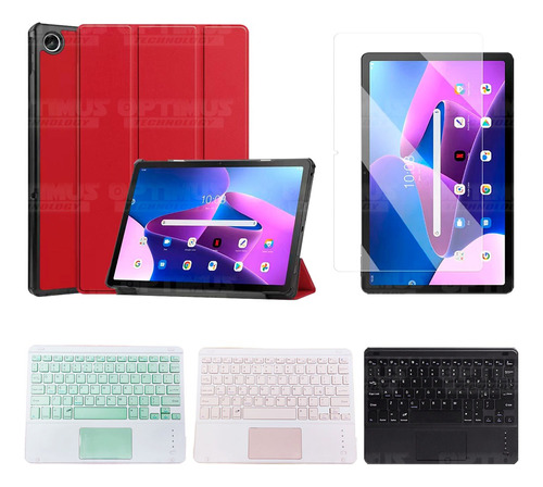 Vidrio Estuche Teclado Touchpad Bt Para Tab M10 Plus 3ra Gen